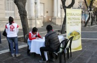 Mendoza, Argentina is present during the 5th International Blood Drive Marathon