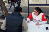 Mendoza, Argentina is present during the 5th International Blood Drive Marathon