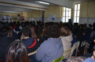 Forum at the Orzati School in Olavarria, Argentina