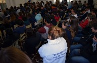 Forum at the Orzati School in Olavarria, Argentina