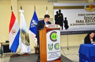 In Paraguay the GEAP, in partnership with the Intercontinental Technological University, held the First University Forum "Educating to Remember"