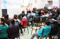 Forum at the Fray Esqui School in Olavarria, Argentina 