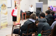 Forum at the Fray Esqui School in Olavarria, Argentina 