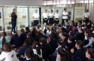 As an action for peace, the Armenian Genocide was remembered by students of the "Patricias Mendocinas" College in Argentina