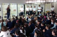 As an action for peace, the Armenian Genocide was remembered by students of the "Patricias Mendocinas" College in Argentina