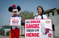 Perú participated in the 5th International Blood Drive Marathon, Life is in the Blood