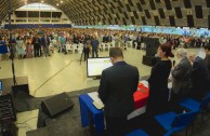 En el tercer día del Encuentro Internacional “La Música Trayendo Paz y Alegría a Nuestros Corazones” se da inicio a los talleres de capacitación para jóvenes