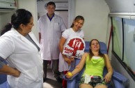 Jornada de Donación de Sangre en la ciudad de Ñemby, Paraguay