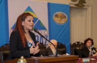 Gabriela Lara, General Director of the GEAP, opened the Educational Session of the second day of the Peace Integration Summit, CUMIPAZ, held at the former Congress of the Republic in Santiago, Chile. 