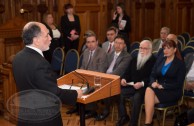 International committee of the Global Embassy of Activists for Peace visit the Supreme Court of Justice in Chile on November 3rd, 2015, to celebrate CUMIPAZ 2015 in Santiago.