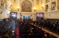 En la tercera y última mesa de la Sesión Judicial de la CUMIPAZ se expuso el tema: “La ONU y la Corte Penal Internacional: ¿Interacción armónica, independencia o subordinación?”