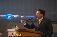 The President of the First Appeals Court of the High Court of Justice in Peru, Dr. Percy Maximo Gomez Benavides, participated during the third table at the Judicial Session of CUMIPAZ, where he spoke on the “Proposal for the revision and amendment of the Convention for the Prevention and Punishment of the Crime of Genocide, the Rome Statute and other correlative regulations.”