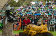 Marathon for the peace of Mother Earth at the "Parque de los Novios" - Colombia