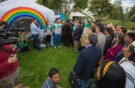 Marathon for the peace of Mother Earth at the "Parque de los Novios" - Colombia