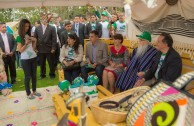 Marathon for the peace of Mother Earth at the "Parque de los Novios" - Colombia