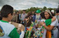 Marathon for the peace of Mother Earth at the "Parque de los Novios" - Colombia