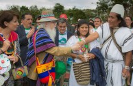 Jornada por la Paz de la Madre Tierra, Parque de los Novios - Colombia