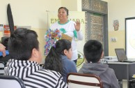 Presentación del Proyecto "Hijos de la Madre Tierra" en la escuela "República de Chile", Mendoza (Argentina)