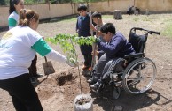 Presentación del Proyecto "Hijos de la Madre Tierra" en la escuela "República de Chile", Mendoza (Argentina)