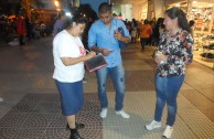 Awareness in the Chaco, Argentina during the 6th International Blood Drive Marathon