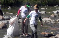 Voluntarios de la EMAP en Honduras realizaron limpieza del Río Tocoa