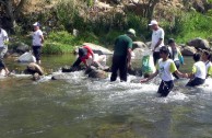 Voluntarios de la EMAP en Honduras realizaron limpieza del Río Tocoa