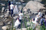 Voluntarios de la EMAP en Honduras realizaron limpieza del Río Tocoa