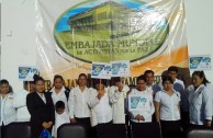 Celebran el Día Internacional de la Paz en Puebla: Globos blancos por la Paz