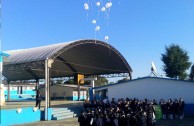 Celebran el Día Internacional de la Paz en Puebla: Globos blancos por la Paz