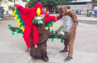 Parada Ambiental por el Día Mundial de la Vida Silvestre en la Plaza Central de Tegucigalpa - Honduras