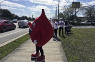 The GEAP carried out a blood drive in Lakeland, Florida