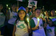 Volunteers from the GEAP in different countries join EARTH HOUR