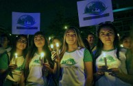 Volunteers from the GEAP in different countries join EARTH HOUR