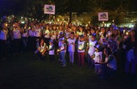 Volunteers from the GEAP in different countries join EARTH HOUR