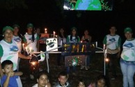 Volunteers from the GEAP in different countries join EARTH HOUR