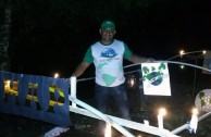 Volunteers from the GEAP in different countries join EARTH HOUR