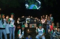 Volunteers from the GEAP in different countries join EARTH HOUR