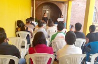 Voluntarios en preparativos a la celebración del día del agua y de los bosques para el 21 y 22 de Marzo