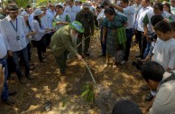 The Children of Mother Earth in El Salvador celebrated International Mother Earth Day with ceremonies, dances and songs