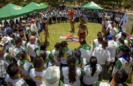 The Children of Mother Earth in El Salvador celebrated International Mother Earth Day with ceremonies, dances and songs