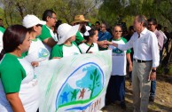 Reforestación Parque La Presa San José. San luis-México. 13 de mayo, 2016