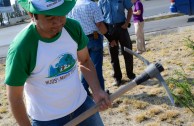 Reforestación Parque La Presa San José. San luis-México. 13 de mayo, 2016