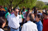 Reforestación Parque La Presa San José. San luis-México. 13 de mayo, 2016