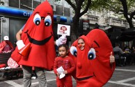 Voluntarios de la EMAP en Argentina promueven el Programa Integral “En la Sangre está la Vida”