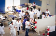 Futuros médicos mexicanos contribuyen a la cultura de donación de sangre