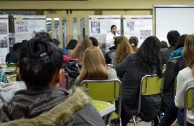 200 students attend a talk about the Holocaust given by GEAP volunteers