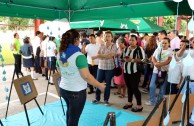 Around 1,600 Salvadoran students and teachers showed their interest in the future of Mother Earth