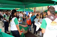 Around 1,600 Salvadoran students and teachers showed their interest in the future of Mother Earth