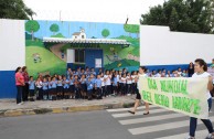 Alrededor de 1.600 estudiantes y docentes salvadoreños demostraron su interés por el futurode la Madre Tierra