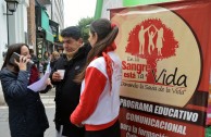 Citizens of Argentina support safe blood donation